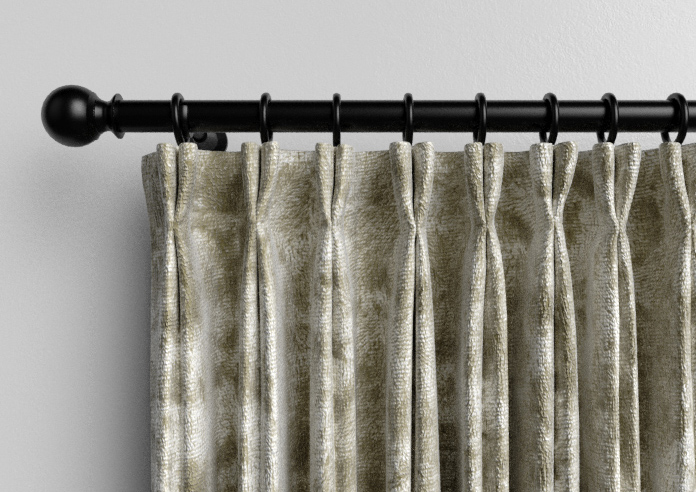 Cyrus Crushed Velvet, Cream - Made to Measure Curtains - Image 10